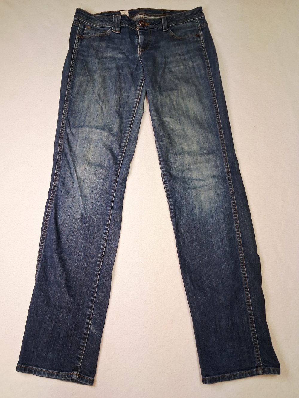 Volcom Women’s Boot-Cut Jeans in Washed Blue Denim
